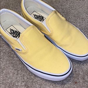 Slip on Yellow Vans